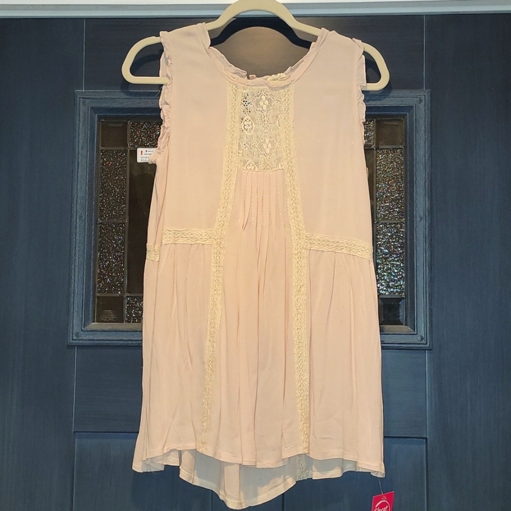 Light pink lace blouse